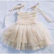 Dolly by Le Petit Tom Pearl Tulle Ballerina Dress Cream For Discount