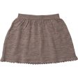 Copenhagen Colors Natural Melange Merino Knitted Skirt Cheap