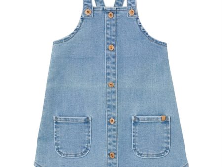 Lil Atelier Medium Blue Denim Etems Denim Dress Online Hot Sale