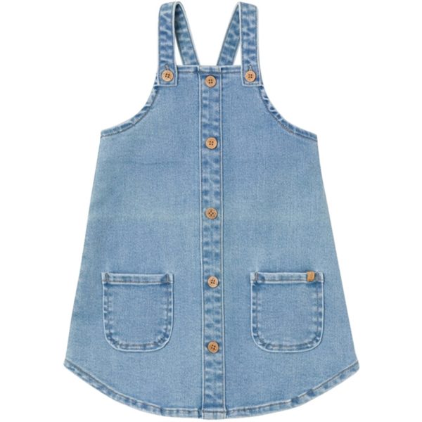 Lil Atelier Medium Blue Denim Etems Denim Dress Online Hot Sale